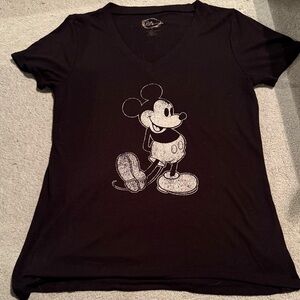 Disney Black Apparel with Silver Logo